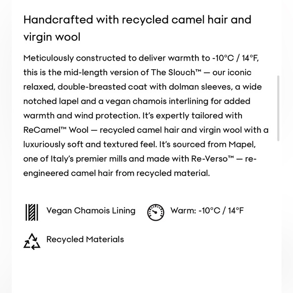 Aritzia babaton, the slouch coat mid lengths black - Picture 9 of 10